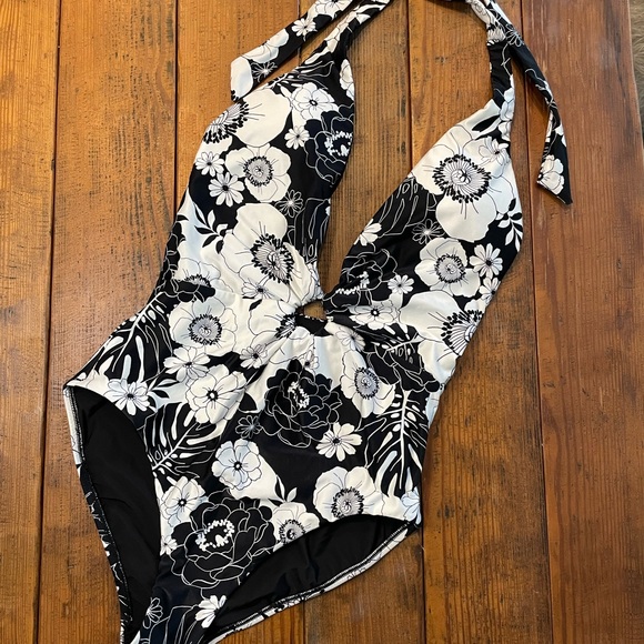 Seafolly One-Piece Halter Bathing Suit - Picture 11 of 11